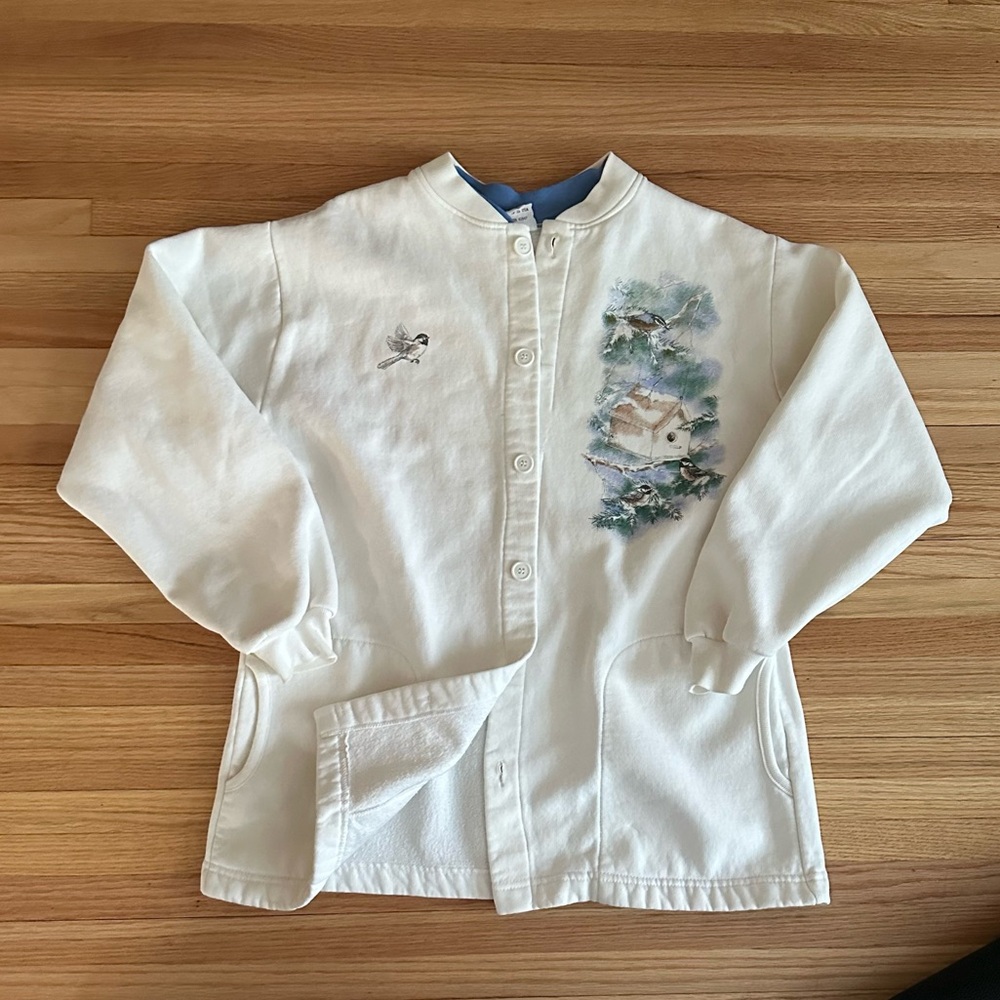 Vintage Button Up Cardigan Sweater Top